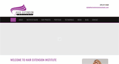 Desktop Screenshot of hairextensioninstitute.com